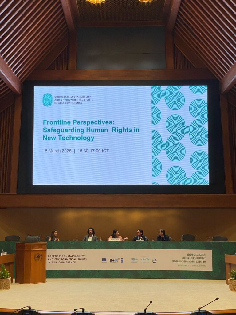 Aie Natasha adalah mahasiswa Magister Ilmu Komunikasi BINUS University, Serukan Pentingnya Pembangunan SDM Sejalan dengan Kemajuan Teknologi di United Nations Conference Center, Bangkok, Thailand