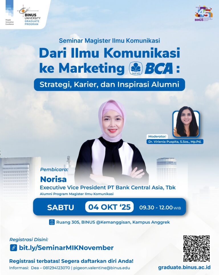 Dari Ilmu Komunikasi ke Marketing Bank BCA: Strategi, Karier dan Inspirasi Alumni
