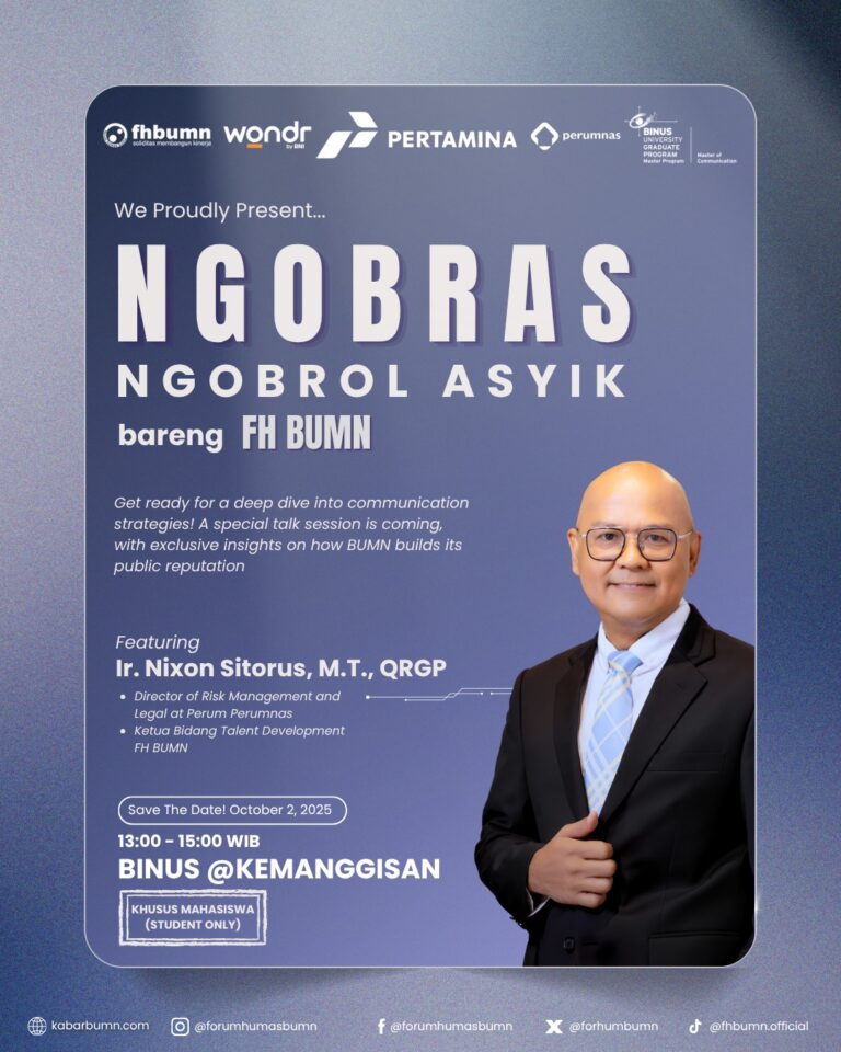 NGOBRAS — Ngobrol Asyik bareng Ir. Nixon Sitorus, M.T., QRGP (FH BUMN)